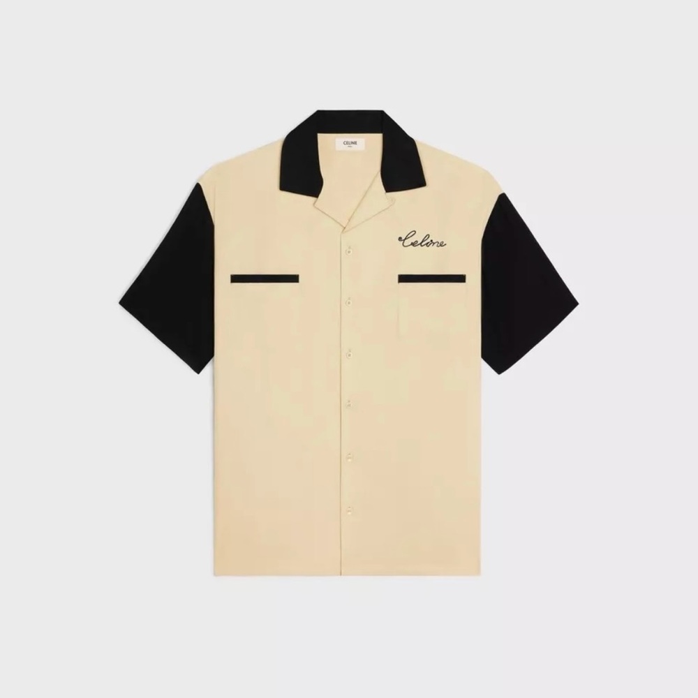 Celine Rockabilly Casual Button Down Shirt size(39)